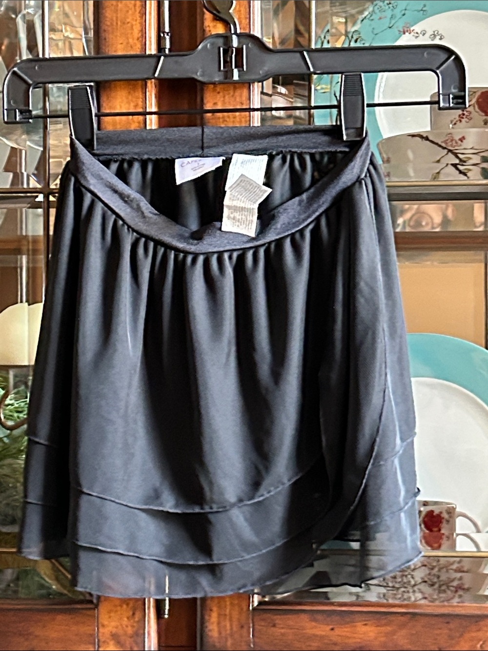 Capezio Black Layered Circle Skater Skirt